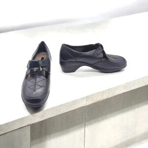 THOM MCAN Hilliard Leather Mary Jane Shoes Women's sz 8 W Black